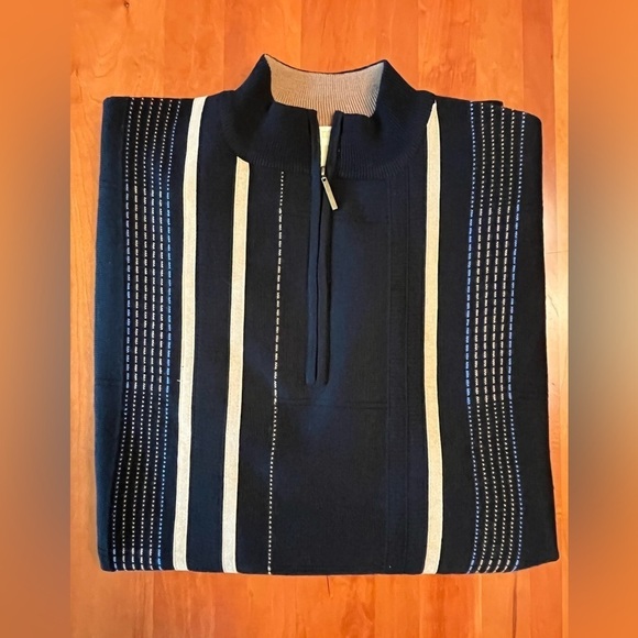 Vintage 90s Mecca GOLD Sweater Hip-Hop Streetwear Knit Men's XL -Y2K - EUC. - Picture 4 of 14